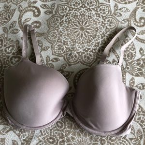 VS Victoria Secret The Nakeds lined Demi bra 36D